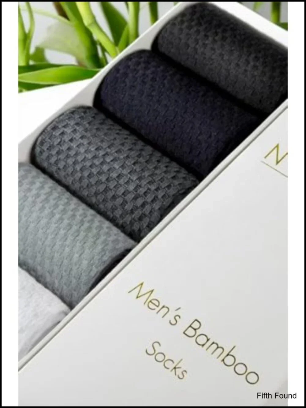 Men's 5-Pair Bamboo Rayon Ankle Socks, Moisture Wicking, Stay-Put Cuffs, Gift